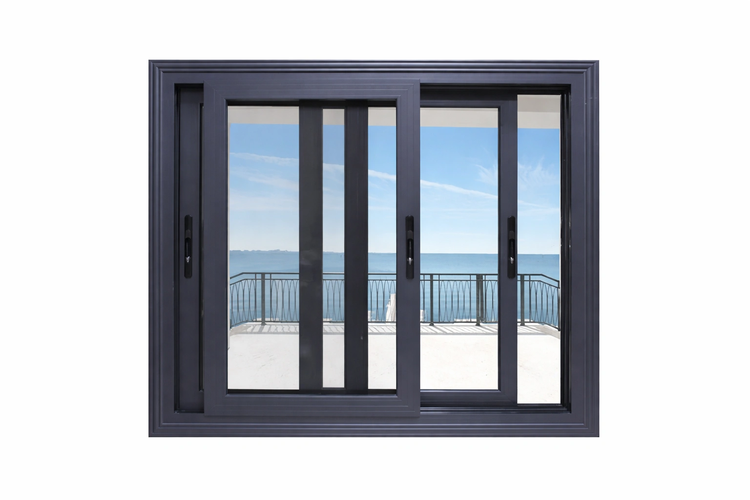Aluminum sliding window system